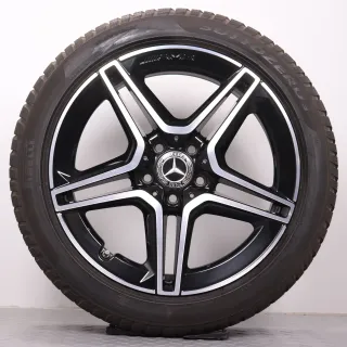 Winterräder 18 Zoll Mercedes-Benz A-Klasse W177 V177 CLA-Klasse C118 X118 B-Klasse W247 Original Felgen A1774011500 Winterreifen 6mm DOT18 225/45R18 91H Pirelli MO - Bild 2