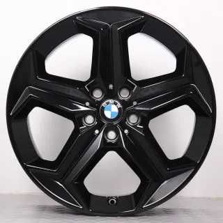 Alufelgen 18 Zoll BMW X1 iX1 U11 X2 iX2 U10 Original Felgen Felgensatz Styling 865 6898039 schwarz 7,5x18ET50 5x112 66,6 - Bild 5