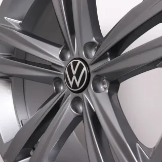 Alufelgen 18 Zoll VW Arteon 3H Original Felgen Felgensatz Sebring 3G8601025N Galvanograu 8x18ET40 5x112 57,1 - Bild 10