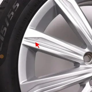 Winterräder 17 Zoll VW Touran II 5T Original Felgen Stockholm 5TA601025D Winterreifen 215/55R17 94H Pirelli Sottozero 3 Seal-Inside - Bild 3
