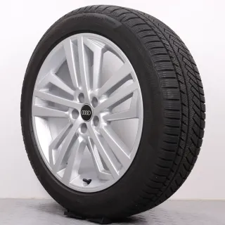 Winterräder 20Zoll Audi Q5 SQ5 FY Original Felgen 80A601025L Winterreifen 8mm DOT24 255/45R20 101V AO Continental Winter Contact TS850P SUV 5-Designspeichen 8x20ET39 - Bild 7