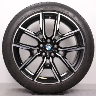Winterräder 19 Zoll BMW i4 G26 & 4er Gran Coupe G26 Original Felgen Styling 859M 8747304 & 8747305 8,5x19ET35 & 9x19ET42 Winterreifen 5,5mm DOT21 245/40R19 & 255/40R19 Goodyear RDK - Bild 3