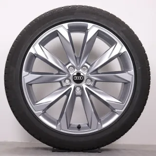 Winterräder 20 Zoll Audi A6 Allroad 4K C8 Original Felgen grau 4K9601025M DOT25 Winterreifen 245/45R20 103W XL AO Continental WinterContact TS850P NEU - Bild 2