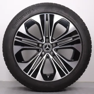Winterräder 19 Zoll Mercedes-Benz W214 S214 Original Felgen A2144012300 Winterreifen 4-4,5mm DOT23&24 245/45R19 102H XL MO (Mercedes-Original) Continental Winter Contact TS860S - Bild 2