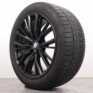 Winterräder 18 Zoll BMW 3er G20 G21 4er G22 G23 2er G42 Original Felgen Sty. 796M 6885305 6885306 Winterreifen 6mm & 5-5,5mm 225/45R18 & 255/40R18 XL * SSR RSC Runflat Continental - Bild 7