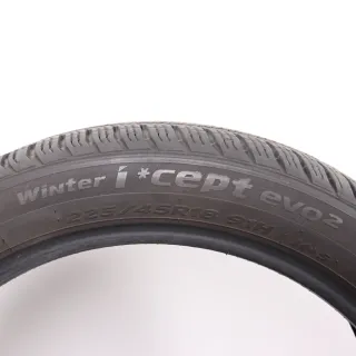 2x Winterreifen Hankook Winter i*cept evo2 225/45R18 91H MO DOT22&20 5-5,5mm 2254518 - Bild 4