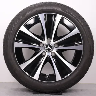 Winterräder 18 Zoll Mercedes-Benz E-Klasse W213 S213 A238 C238 Original Felgen A2134013700 Winterreifen 6mm DOT22 245/45R18 100V XL MOE Pirelli Winter Sottozero 3 5-Speichen - Bild 6