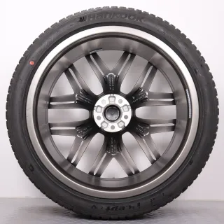 Winterräder 23Zoll Audi Q8 SQ8 RSQ8 4M Original Felgen 4M8601025BK Winterreifen DOT23 6,5-7mm 295/35R23 108W XL AO Hankook Winter i*cept evo 2 6-Y-Doppelspeichen RS Neodymgold matt - Bild 8