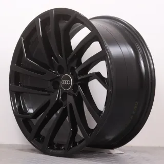 Alufelgen 20 Zoll Audi RS4 8W B9 & RS5 F5 8W Original Felgen Felgensatz 5-Segmentspeichen-Evo-Design 8W0601025FT schwarz glanz 9x20ET22 5x112 66,6mm - Bild 7
