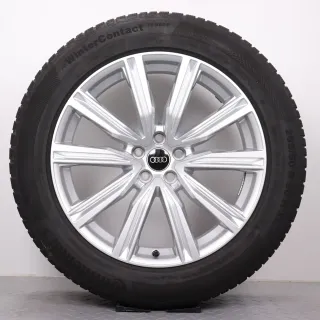 Winterräder 20 Zoll Audi Q8 SQ8 4M Original Felgen 4M8601025T Winterreifen DOT24 6,5-7mm 265/50R20 111H XL AO Continental Winter Contact TS850P 5-V-Speichen-Design - Bild 4
