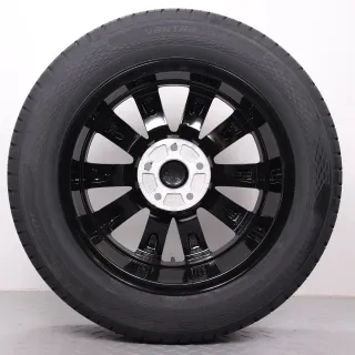 Sommerräder 17 Zoll VW T5 T6 T6.1 Original Felgen Merano schwarz glanz 7E0071497A Sommerreifen 215/60R17 109/107T Hankook RA58 Vantra Transit 7x17ET56 5x120 NEU - Bild 8