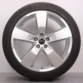 Winterräder 20 Zoll Audi A6 S6 4K C8 Original Felgen 4K0601025K Winterreifen 7-7,5mm DOT23&24 255/40R20 101W XL AO Continental Winter Contact TS 850 P 5-Arm Design RDK - Bild 3