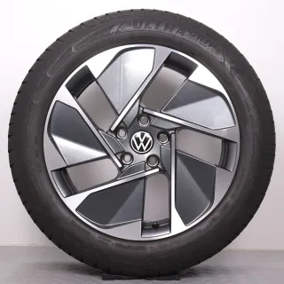 Winterräder 18 Zoll VW ID.3 E11 Original Felgen East Derry 10A601025G Winterreifen 215/55R18 95T (+) optimiert für E-Fahrzeuge DOT21 5,5-6 & 5-5,5mm - Bild 5
