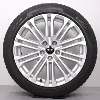 Winterräder 18 Zoll Audi A5 S5 F5 8W Original Felgen 8W0601025EE Winterreifen DOT22&23 245/40R18 97V XL AO Goodyear Ultragrip Performance GEN-1 Silber 8x18ET31 - Bild 4