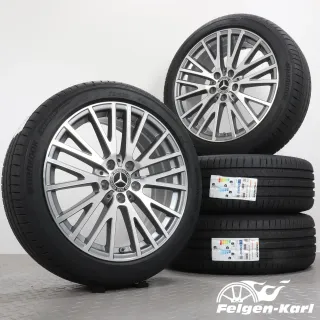 Sommerräder 18 Zoll Mercedes-Benz A-Klasse W177 B-Klasse W247 CLA-Klasse W118 V118 Original Felgen A1774010600 Sommerreifen 225/45R18 95W XL (Extra Load) Hankook Ventus Prime 4 - Bild 1