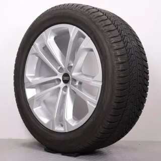 Winterräder 20 Zoll Audi Q7 SQ7 4M Original Felgen 4M0601025DT Winterreifen DOT24 8mm 285/45R20 112V XL AO Goodyear Ultra Grip 8 Performance SUV silber 9x20ET28 RDK - Bild 6