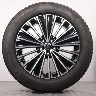 Winterräder 18 Zoll VW Tiguan CT & Tayron R4 Original Felgen 571601025K Winterreifen DOT24 7-7,5mm 235/55R18 104H XL AO Pirelli Sotttotero 3 Napoli 7,5x18ET40 5x112 RDK - Bild 2