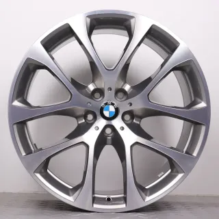 Alufelgen 20 Zoll BMW X5 G05 & X6 G06 Original Felgen Felgensatz Styling 738 6883757 & 6883758 ferricgrey glanzgedreht 9x20ET35 & 10,5x20ET40 5x112 66,6mm - Bild 6