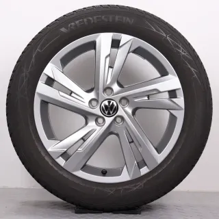 Winterräder 17 Zoll VW Taigo CS & T-Cross C1 Original Felgen Valencia 2G7601025E Winterreifen 205/55R17 91H Vredestein Wintrac Pro Valencia galvanograu 6,5x17ET39 5x100 Alufelgen - Bild 4