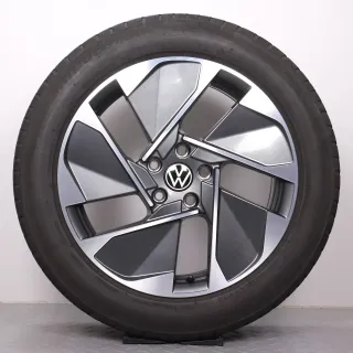 Winterräder 18 Zoll VW ID.3 E11 Original Felgen East Derry 10A601025G Winterreifen 215/55R18 95T (+) optimiert für E-Fahrzeuge DOT21 5,5-6 & 5-5,5mm - Bild 2