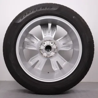 Winterräder 19 Zoll VW ID.4 & ID.5 Original Felgen Loen 11A071499 Winterreifen DOT23 5mm & 4,5-5mm 235/55R19 & 255/50R19 Pirelli Scorpion Winter silber 5x112 - Bild 11