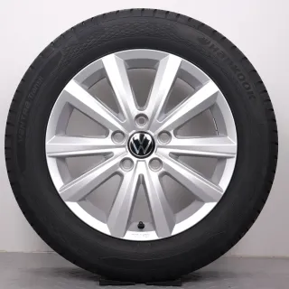 Sommerräder 17 Zoll VW T5 T6 T6.1 Original Felgen Merano 7E0071497 Sommerreifen 215/60R17 109/107T Hankook RA58 Vantra Transit 7x17ET55 5x120 NEU - Bild 3