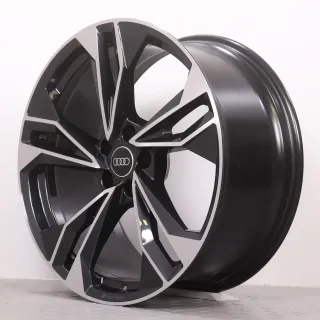 Alufelgen 20 Zoll Audi A5 / S5 F5 8W Original Felgen Felgensatz 5-Doppelspeichen-Polygon-Design 8W0601025EQ Anthrazitschwarz glanzgedreht 9x20ET34 5x112 66,6mm NEU - Bild 3