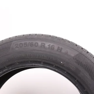 4x Winterreifen Continental Winter Contact TS850P 205/60R16 92H AO DOT18 volles Profil 2056016 demontiert von Neuwagen - Bild 6