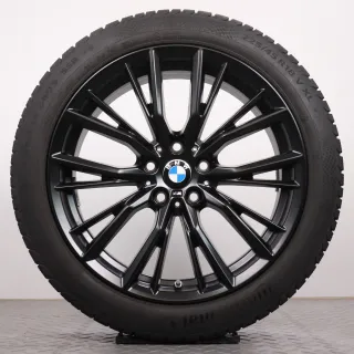 Winterräder 18 Zoll BMW 3er G20 G21 4er G22 G23 2er G42 Original Felgen Sty. 796M 6885305 6885306 Winterreifen 6mm & 5-5,5mm 225/45R18 & 255/40R18 XL * SSR RSC Runflat Continental - Bild 4