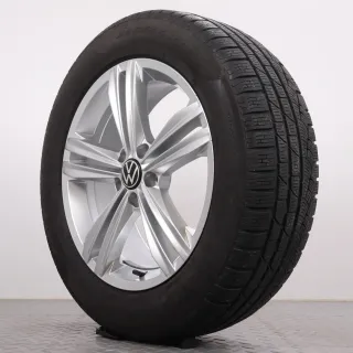 Winterräder 18 Zoll VW Tiguan II & Allspace Original Felgen Sebring 5NA601025M Winterreifen 235/55R18 104H XL AO Pirelli Sottozero Winter 210 Serie 2 5mm - Bild 6