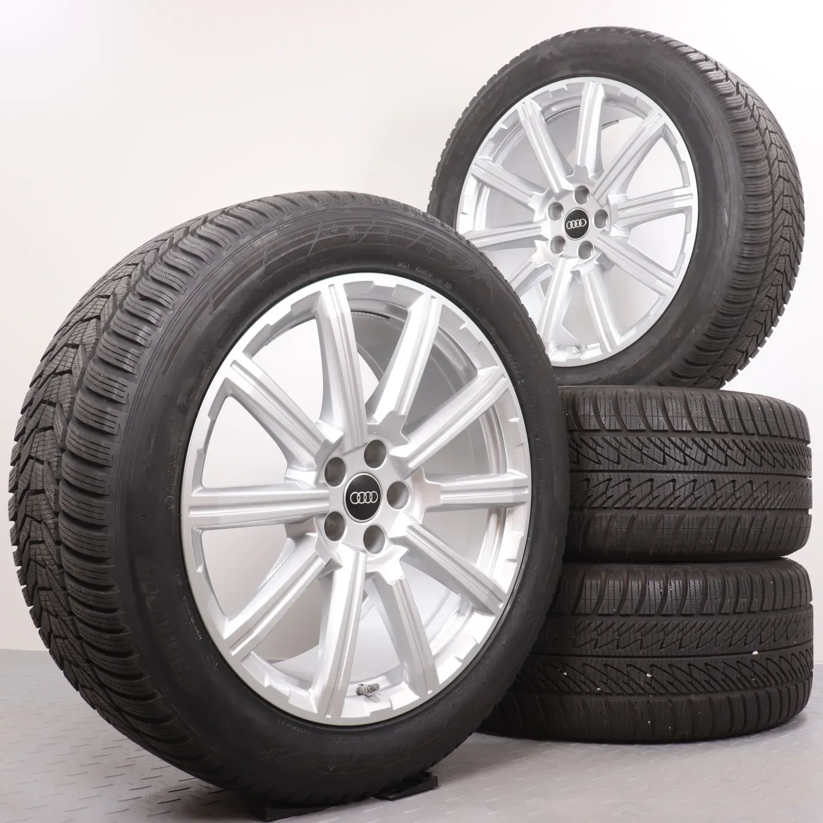 Winterräder 20 Zoll Audi Q7 SQ7 4M Original Felgen 4M0601025AE Winterreifen DOT22 7,5-8mm 285/45R20 112V XL  10-Arm Design - Bild 1