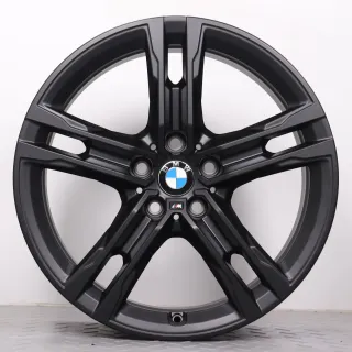 Alufelgen 18 Zoll BMW 1er F40 2er Gran Coupe F44 Original Felgen Felgensatz Styling 556M 8053524 schwarz matt 8x18ET54 5x112 66,6mm - Bild 5
