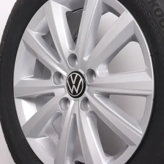 Sommerräder 17 Zoll VW T5 T6 T6.1 Original Felgen Merano 7E0071497A Sommerreifen 215/60R17 109/107T Hankook RA58 Vantra Transit 7x17ET56 5x120 NEU - Bild 7