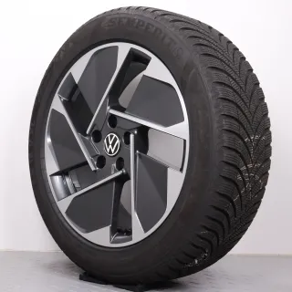 Winterräder 18 Zoll VW ID.3 E11 Original Felgen East Derry 10A601025G Winterreifen 215/55R18 99V XL DOT24 6,5 & 7,5mm - Bild 6