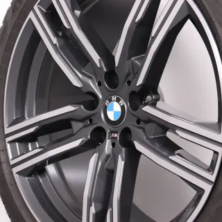 Winterräder 19 Zoll BMW 8er G14 G15 G16 5er G30 G31 Original Felgen 8090019 & 8090020 Winterreifen 245/40R19 & 275/35R19 XL * RSC Pirelli P Zero Winter Styling 727M Doppelspeiche - Bild 7