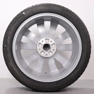 Winterräder 20 Zoll Audi A6 e-tron GH Original Felgen 85E601025AR & AS Winterreifen 235/45R20 & 265/40R20 XL R0 Pirelli P Zero Winter 5-Doppelspeichen platingrau NEU - Bild 6