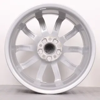 1x Alufelge 18 Zoll Audi A4 S4 8W B9 Original Einzelfelge Ersatzfelge 10-Speichen-V-Design 8W0601025H silber 8x18ET40 5x112 66,6mm - Bild 3