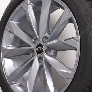 Winterräder 20 Zoll Audi A6 Allroad 4K C8 Original Felgen grau 4K9601025M DOT25 Winterreifen 245/45R20 103W XL AO Continental WinterContact TS850P NEU - Bild 7