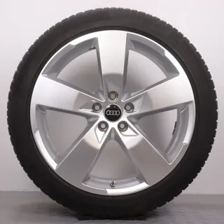 Winterräder 20 Zoll Audi A6 S6 4K C8 Original Felgen 4K0601025K Winterreifen 6-6,5mm DOT22&23 255/40R20 101W XL AO Continental Winter Contact TS 850 P 5-Arm Design RDK - Bild 2