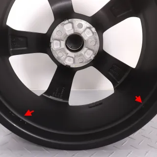 Alufelgen 19 Zoll Audi A3 S3 RS3 8V Original Felgen Felgensatz Rotor 2 AUDI SPORT 8V0601025ES schwarz matt 8x19ET49 5x112 57,1mm - Bild 11