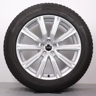 Winterräder 20 Zoll Audi Q8 SQ8 4M Original Felgen 4M8601025T Winterreifen DOT24 7,5mm 265/50R20 111H XL AO Continental Winter Contact TS850P 5-V-Speichen-Design - Bild 2