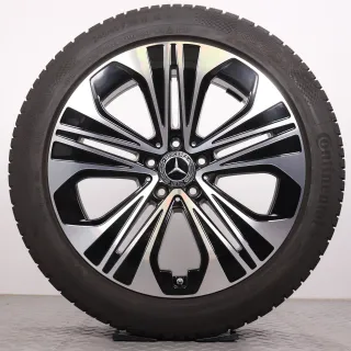 Winterräder 19 Zoll Mercedes-Benz W214 S214 Original Felgen A2144012300 Winterreifen 5,5-6mm DOT24 245/45R19 102H XL MO (Mercedes-Original) Continental Winter Contact TS860S RDK - Bild 2