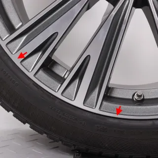 Winterräder 20 Zoll Audi A6 S6 4K C8 Original Felgen 4K0601025J Winterreifen DOT23 5,5-6,5mm 255/40R20 101W XL AO Continental WinterContact TS 850 P 8,5x20ET43 5x112 - Bild 4