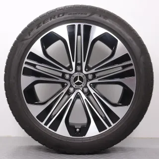 Winterräder 19 Zoll Mercedes-Benz W214 S214 Original Felgen A2144012300 Winterreifen 2x4-4,5mm / 2x5-5,5mm DOT23 245/45R19 102H XL MO (Mercedes-Original) Pirelli RDK - Bild 2
