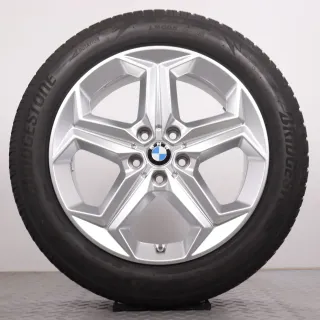 Winterräder 18 Zoll BMW X1 iX1 U11 & X2 iX2 U10 Original Felgen 6898039 Styling 865 Winterreifen 5mm DOT22 225/55R18 102H XL * (BMW Sternmarkierung) Bridgestone Blizzak LM005 - Bild 4