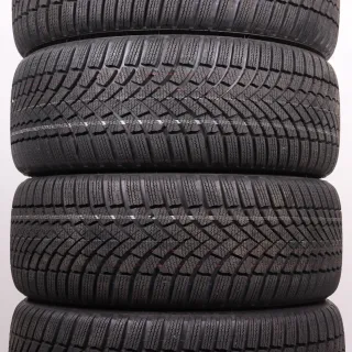 Winterräder 18 Zoll VW Golf 8 CD Original Felgen 5H0601025AB NEU DEMO DOT23 Winterreifen 225/40R18 92V XL AO Bridgestone Blizzak LM005 Bergamo silber 7,5x18ET51 5x112 - Bild 10