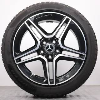 Winterräder 18 Zoll Mercedes-Benz A- B- CLA- Klasse W177 V177 W247 C118 X118 Original Felgen A1774011500 Winterreifen 5,5-6mm DOT18 225/45R18 91H MO Pirelli - Bild 8