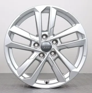 Alufelgen 17 Zoll Audi A3 S3 8Y Original Felgen Felgensatz 5-V-Speichen 8Y0601025L silber 6,5x17ET43 5x112 57,1 - Bild 2