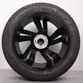 Winterräder 20 Zoll VW Touareg CR Original Felgen 760601025AA Winterreifen 8mm 285/45R20 112V XL AO Goodyear Ultragrip 8 Performance Nevada schwarz glanz 9x20ET33 5x112 NEUWERTIG - Bild 8