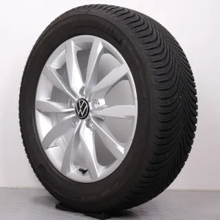 Winterräder 17 Zoll VW T-Roc A1 Original Felgen Dijon 5G0601025K Winterreifen DOT23 6,5-7mm & 7,5mm 215/55R17 94V AO Michelin Alpin 5 - Bild 6